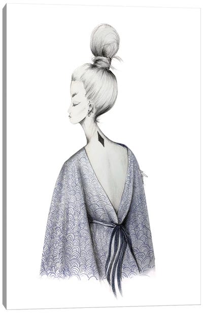 Kimono Canvas Art Print - Maria Camussi