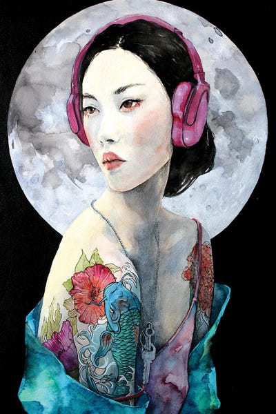 Midnight Memories by Cris James canvas print