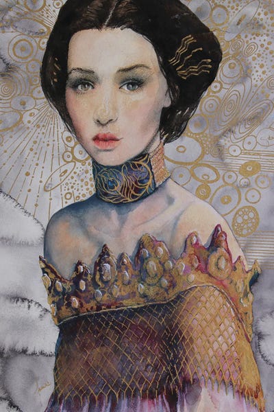 Adele by Cris James art print