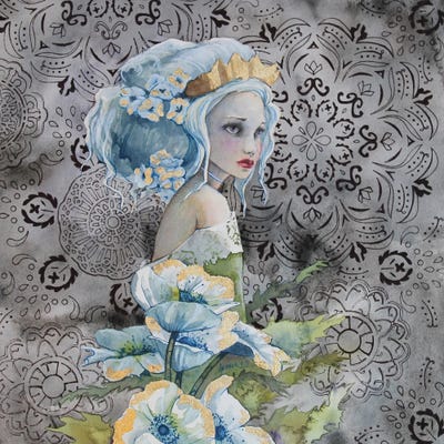 Ellen by Cris James art print