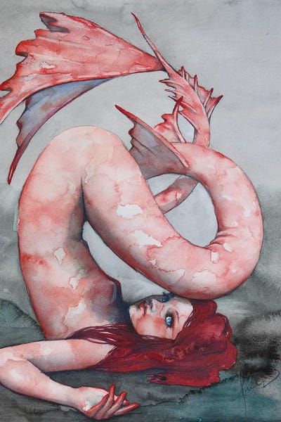 Gina by Cris James art print