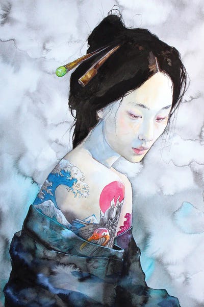 The Great Wave by Cris James canvas print