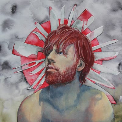 Knives Out by Cris James art print