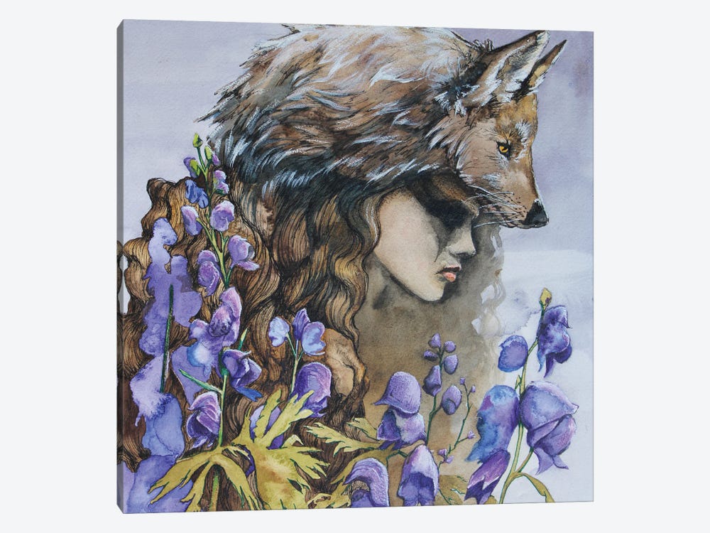 Wolfsbane by Cris James 1-piece Canvas Art