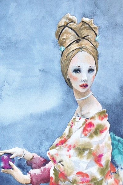 Queen Caroline by Cris James canvas print