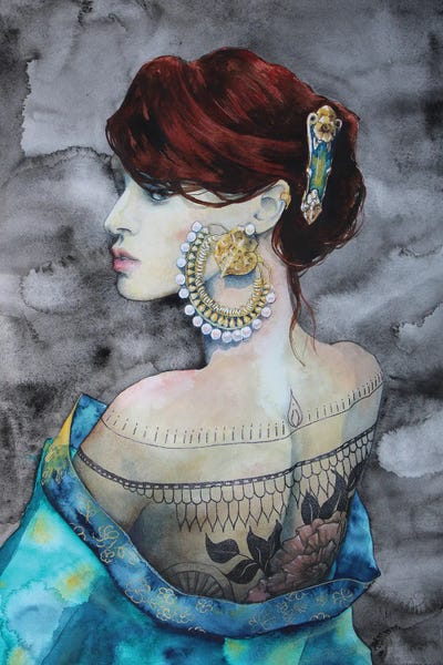 Girl With A Pearl Earring: Girl With The Pearl Earring by Cris James