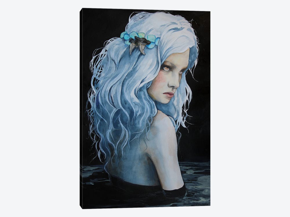 Dark Mermaid Rising by Cris James 1-piece Art Print