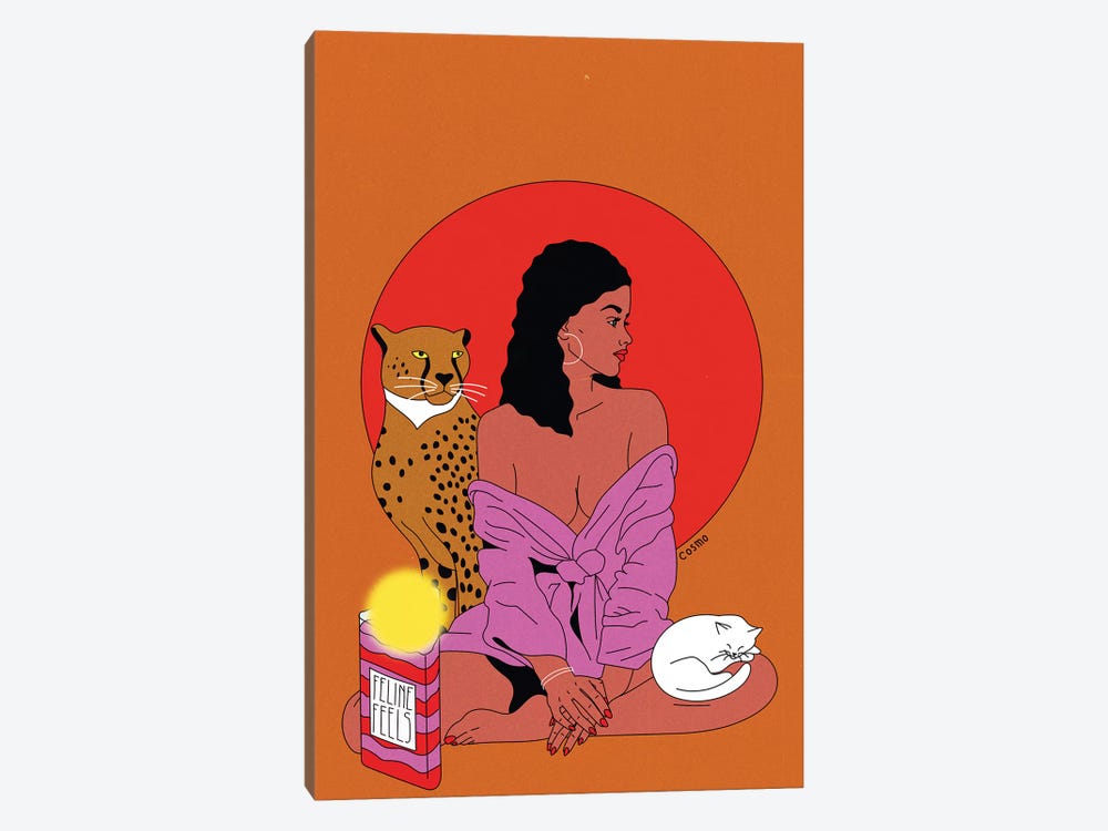 Feline Feels by Cosmo 1-piece Canvas Print
