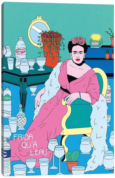 Frida Canvas Art Print - Cosmo