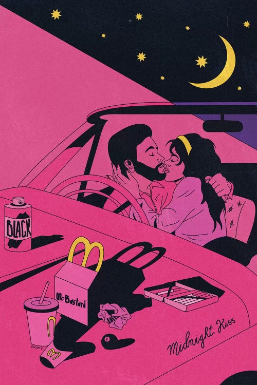 Midnight Car Kiss