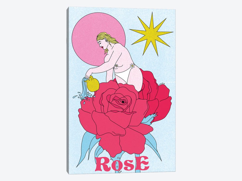 Parfum À La Rose by Cosmo 1-piece Canvas Art Print