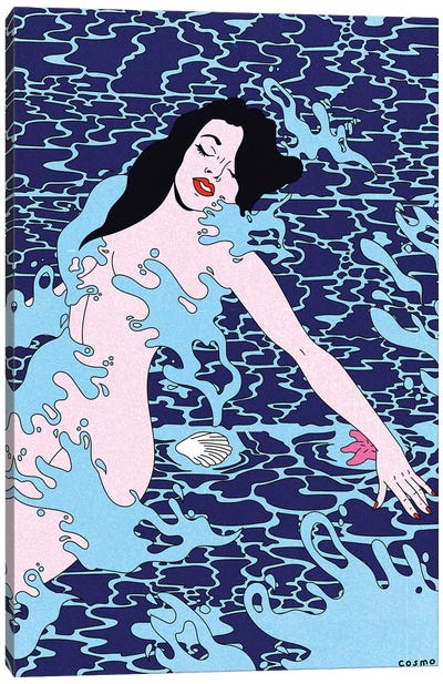 Splash Canvas Art Print - Cosmo