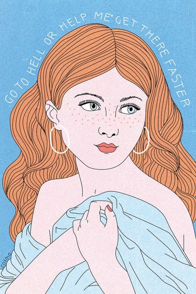 The Wrong Angel by Cosmo canvas print