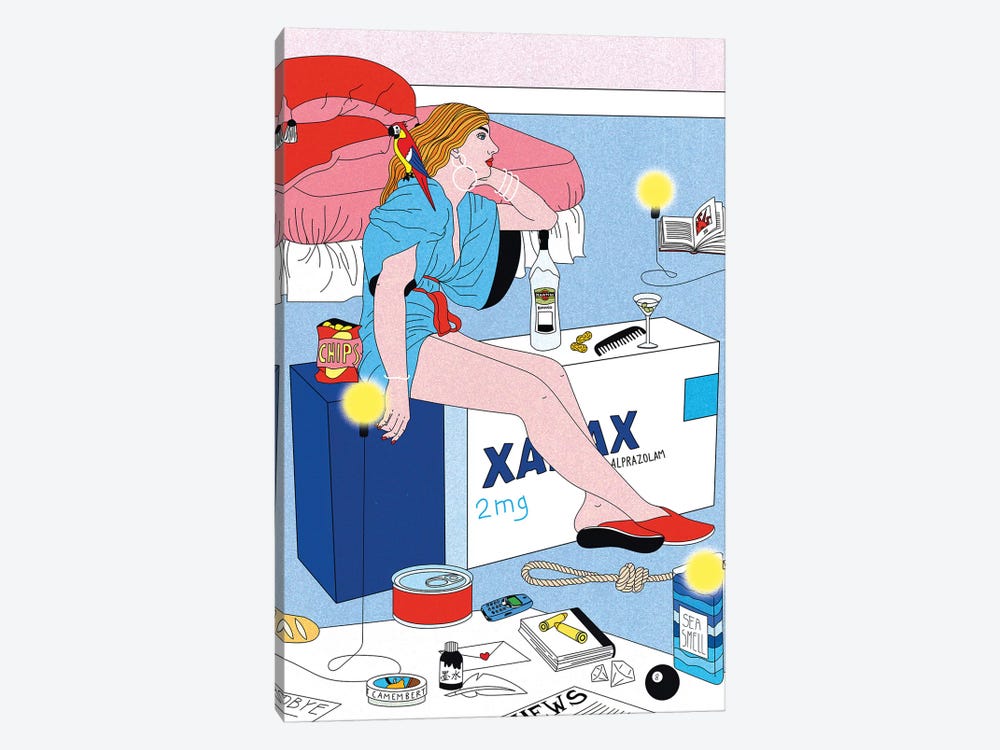 Xanax by Cosmo 1-piece Canvas Art Print