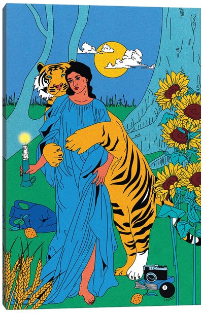Tiger Tiger Canvas Art Print - Cosmo