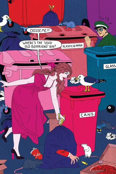 Bins by Cosmo framed wall art