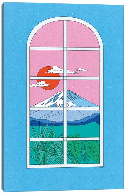Window Canvas Art Print - Cosmo