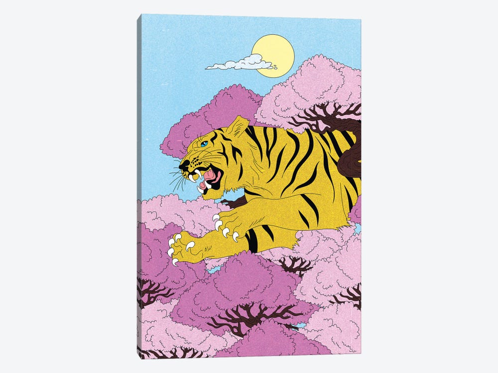 Tiger, Tiger by Cosmo 1-piece Canvas Art