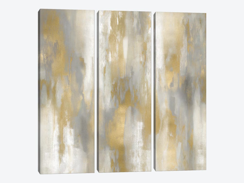 Apex Gold II by Carey Spencer 3-piece Canvas Art Print