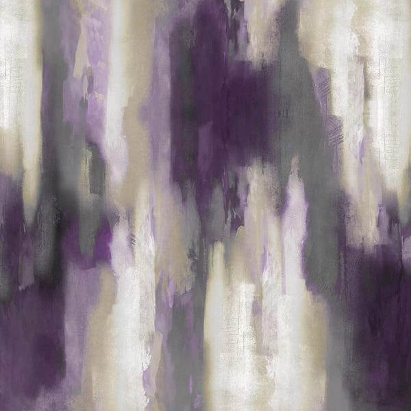 Abstract Graphic Design & Digital: Amethyst Perspective III by Carey Spencer