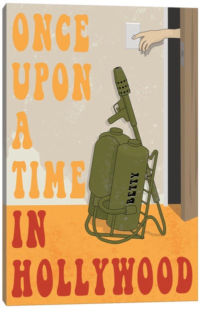 Once Upon A Time In Hollywood Canvas Art Print - Weapons & Artillery Art