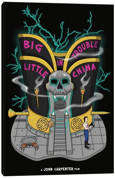 Big Trouble In Little China Canvas Art Print - Chris Richmond