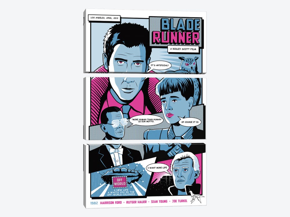 Bladerunner by Chris Richmond 3-piece Canvas Art Print
