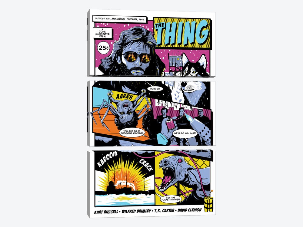 The Thing by Chris Richmond 3-piece Canvas Print