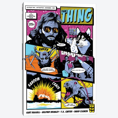 The Thing Canvas Print #CSR118} by Chris Richmond Canvas Print