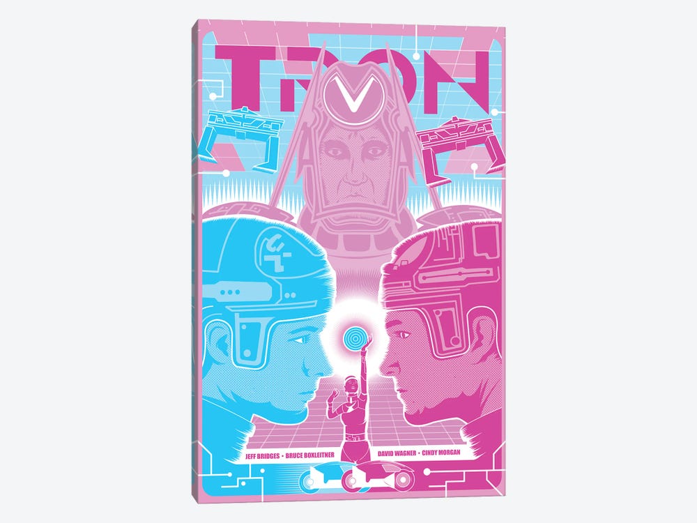 Tron 1982 by Chris Richmond 1-piece Canvas Wall Art