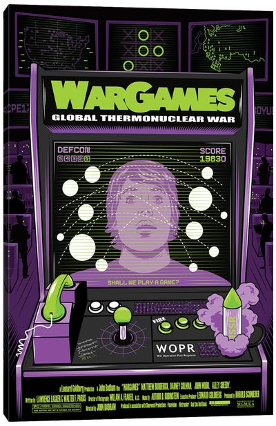 Wargames Canvas Art Print - Limited Edition Video Game Art