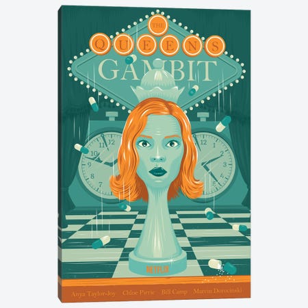 Queens Gambit Canvas Print #CSR127} by Chris Richmond Art Print