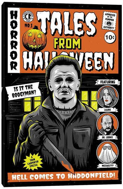 Halloween Canvas Art Print - Michael Myers