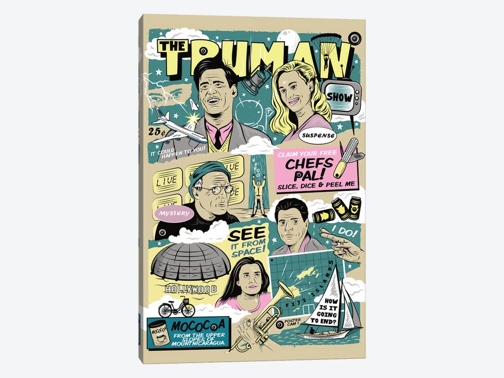 The Truman Show by Chris Richmond 1-piece Canvas Art Print