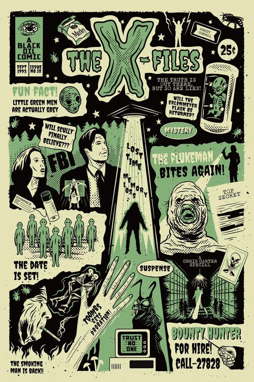 The X-Files by Chris Richmond wall art