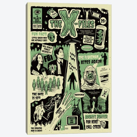 The X-Files Canvas Print #CSR139} by Chris Richmond Canvas Print