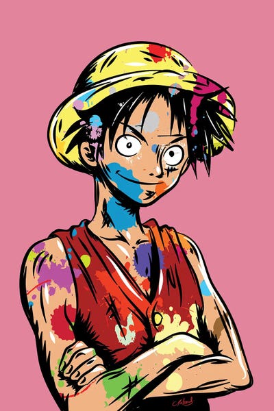 One Piece Graffiti Canvas Print by Chris Richmond iCanvas