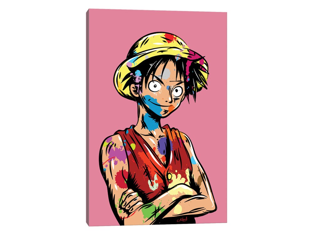 Anime Drawing Painting One Piece Luffy D.monkey Poster Pictures