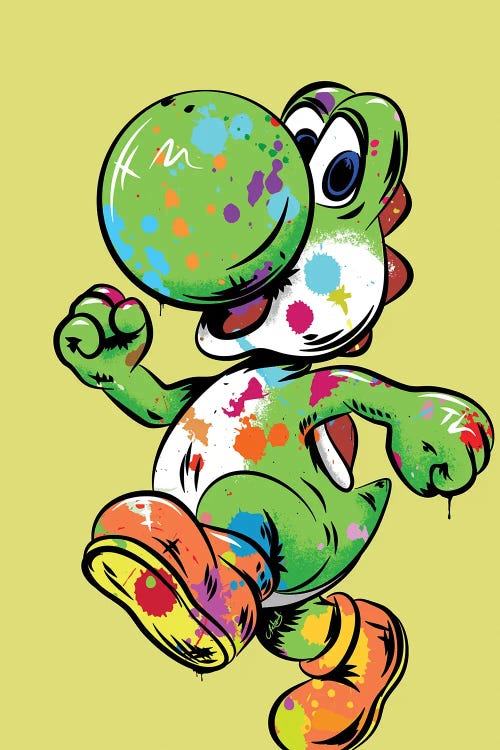 Yoshi Graffiti by Chris Richmond wall art