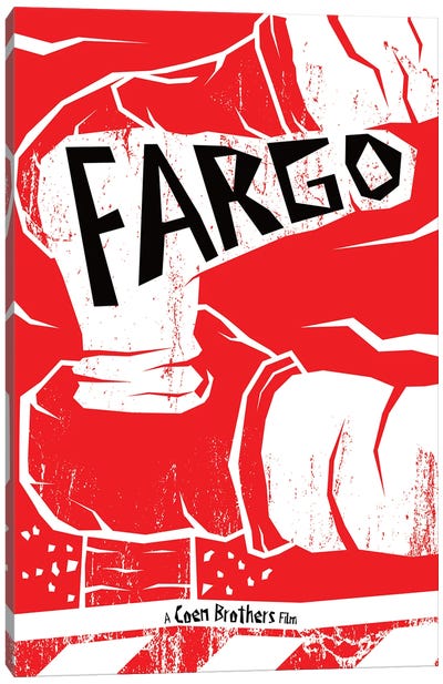 Fargo Canvas Art Print - Thriller Movie Art