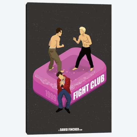 Fight Club Canvas Print #CSR18} by Chris Richmond Art Print