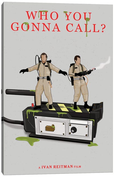 Ghostbusters Canvas Art Print - Minimalist Quotes