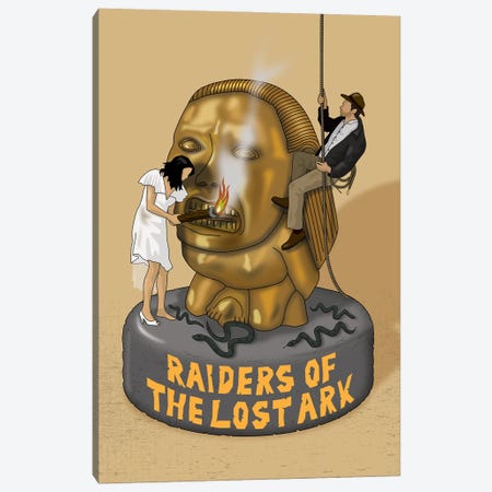 Indiana Raiders Of The Lost Ark Canvas Print #CSR31} by Chris Richmond Art Print