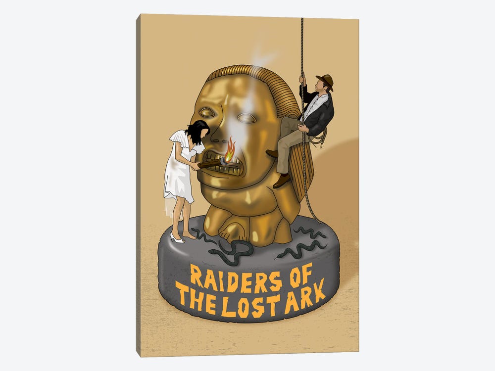 Indiana Raiders Of The Lost Ark by Chris Richmond 1-piece Art Print