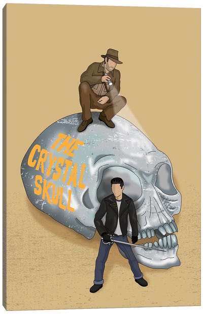 Indiana The Crystal Skull Canvas Art Print - Indiana Jones