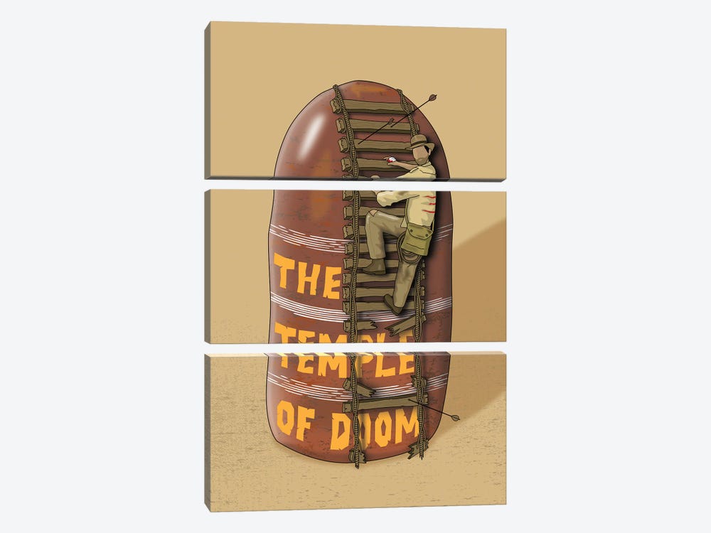 Indiana Temple Of Doom by Chris Richmond 3-piece Canvas Art