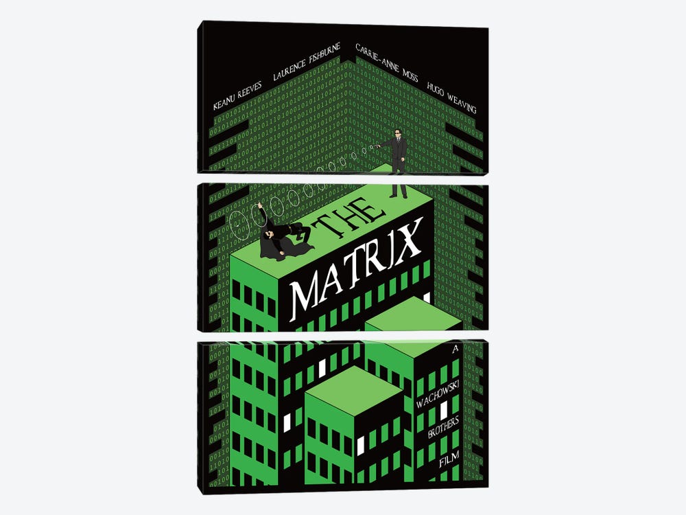 Matrix I by Chris Richmond 3-piece Canvas Artwork