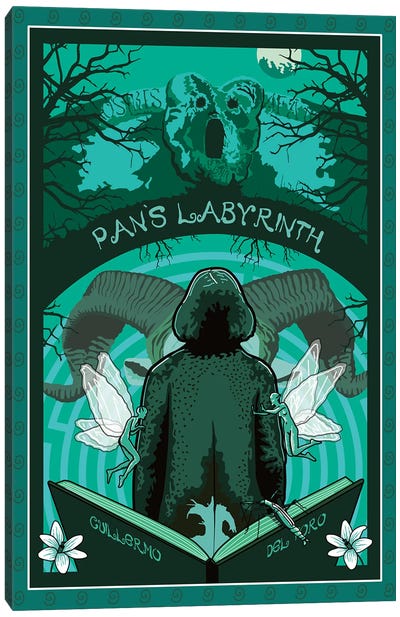 Pans Labyrinth Canvas Art Print - Labyrinth