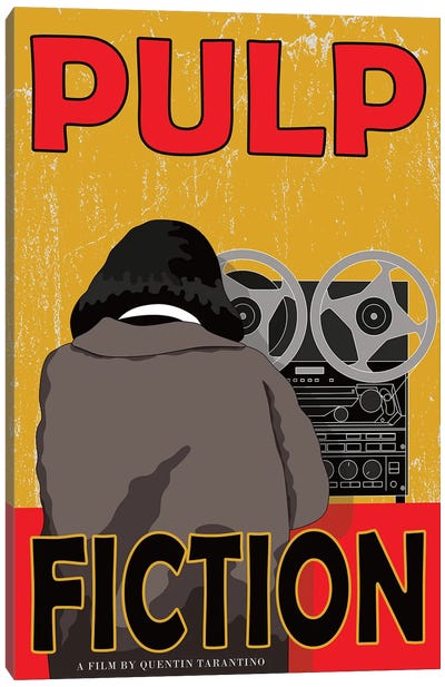 Pulp Fiction Canvas Art Print - Mia Wallace