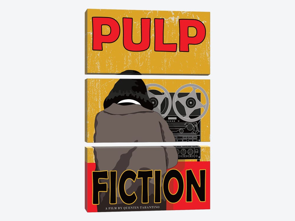 Pulp Fiction by Chris Richmond 3-piece Canvas Art